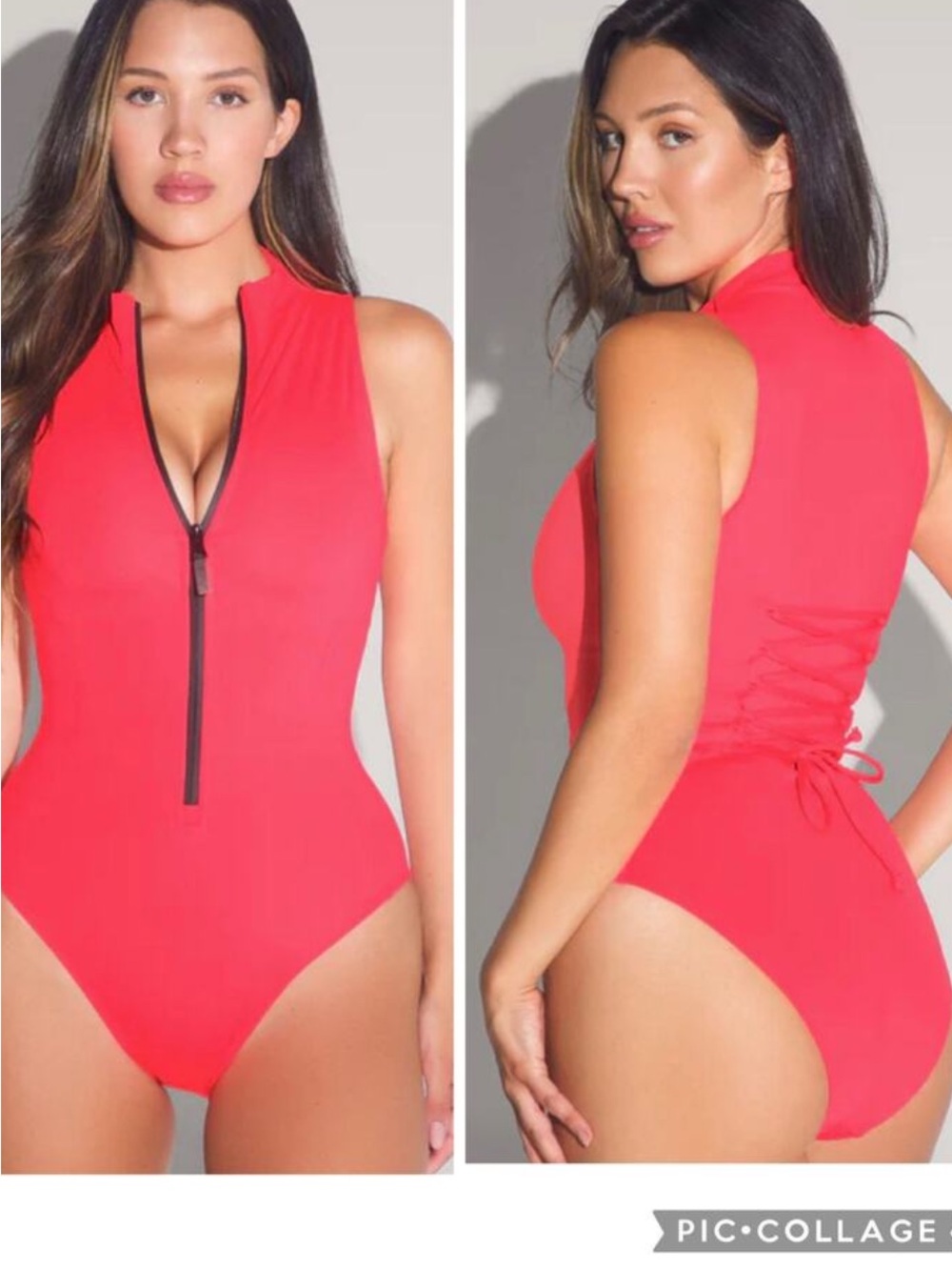 TA3 Hot Coral Sleeveless Surfy 3X XLong NWT